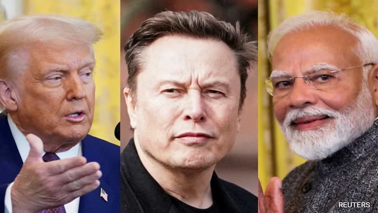 Donald Trump On Elon Musk's Tesla Building Factory In India.