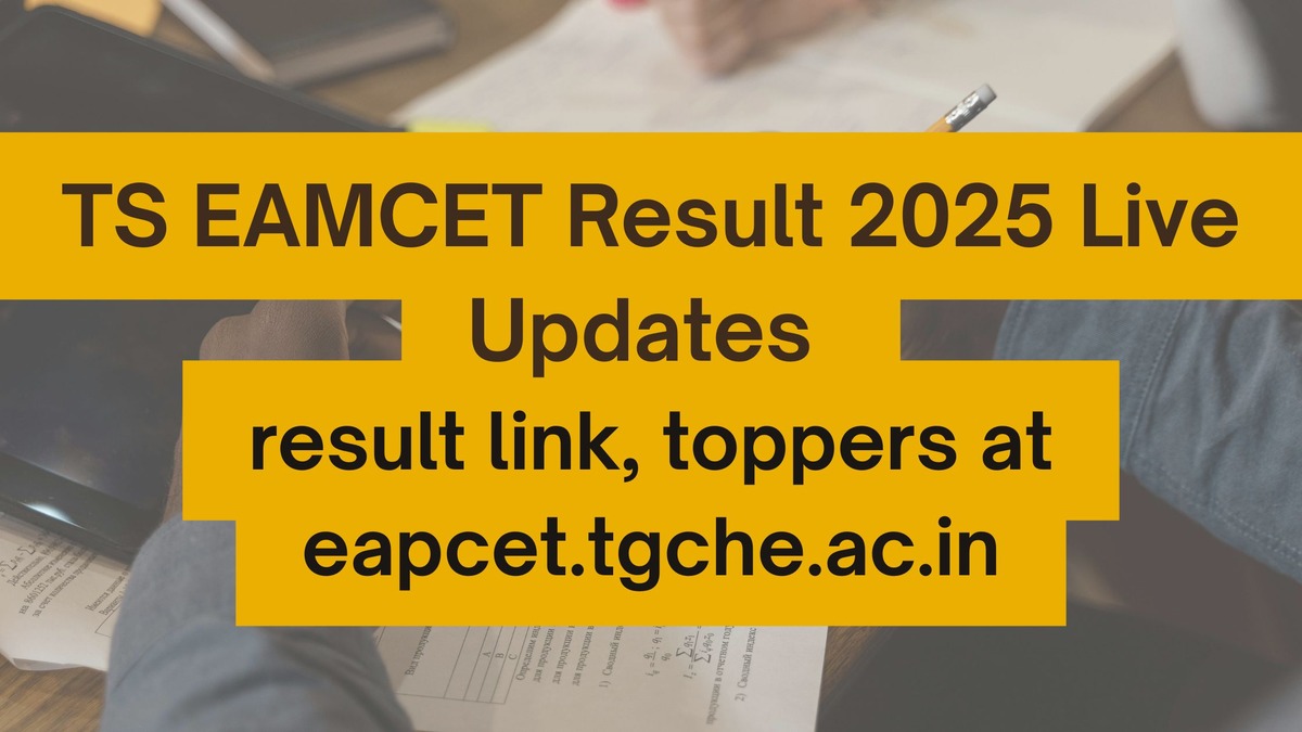 Telangana EAPCET 2025 Result Declared: Palla Bharath Chandra Tops Engineering Stream – Direct Link Here