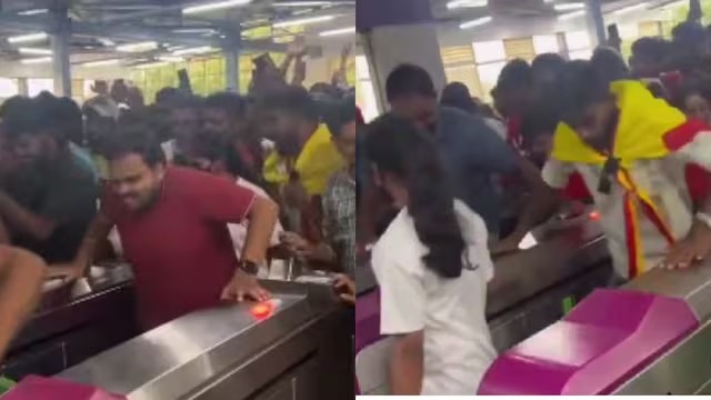 RCB Fans Jumped Over Metro Gates To Reach Stadium On Bengaluru Stampede Day