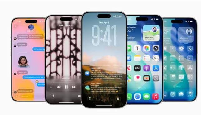 iPhone running iOS 26 Developer Beta with Liquid Glass UI on the Lock