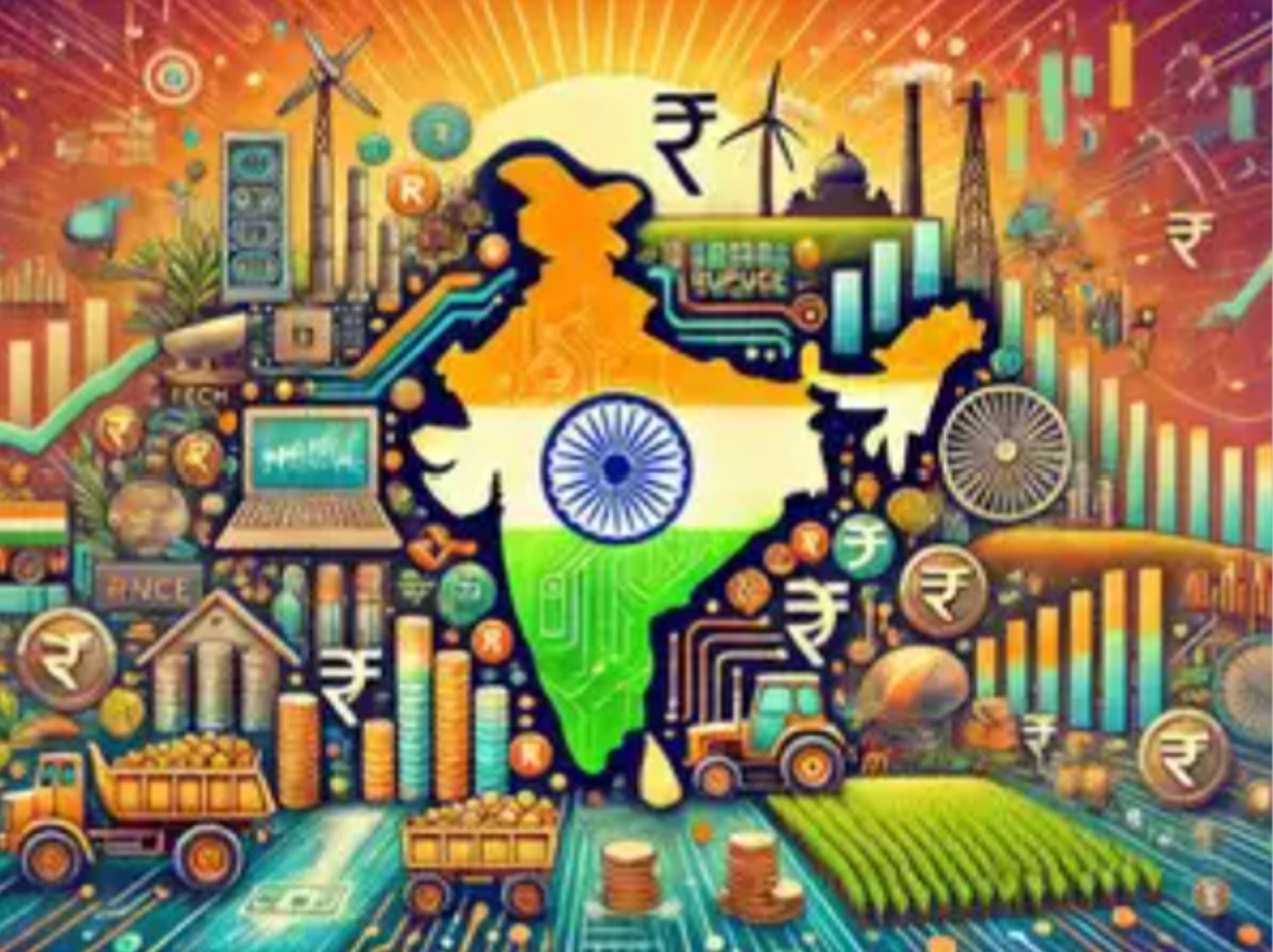 "Indian economy growth outpacing China US EU and Germany with rising GDP and development"