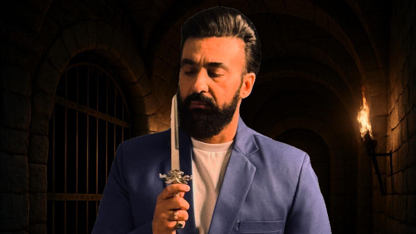 Raj Kundra looks visibly emotional after being voted out in the first banishment on The Traitors.