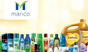 Marico office headquarters with revenue growth chart