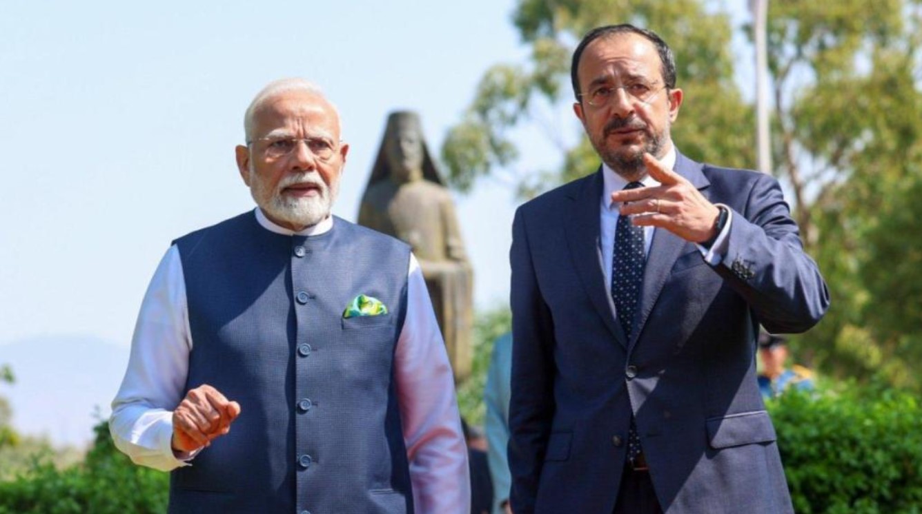 “PM Modi and Cyprus leaders discussing counter-terrorism cooperation”