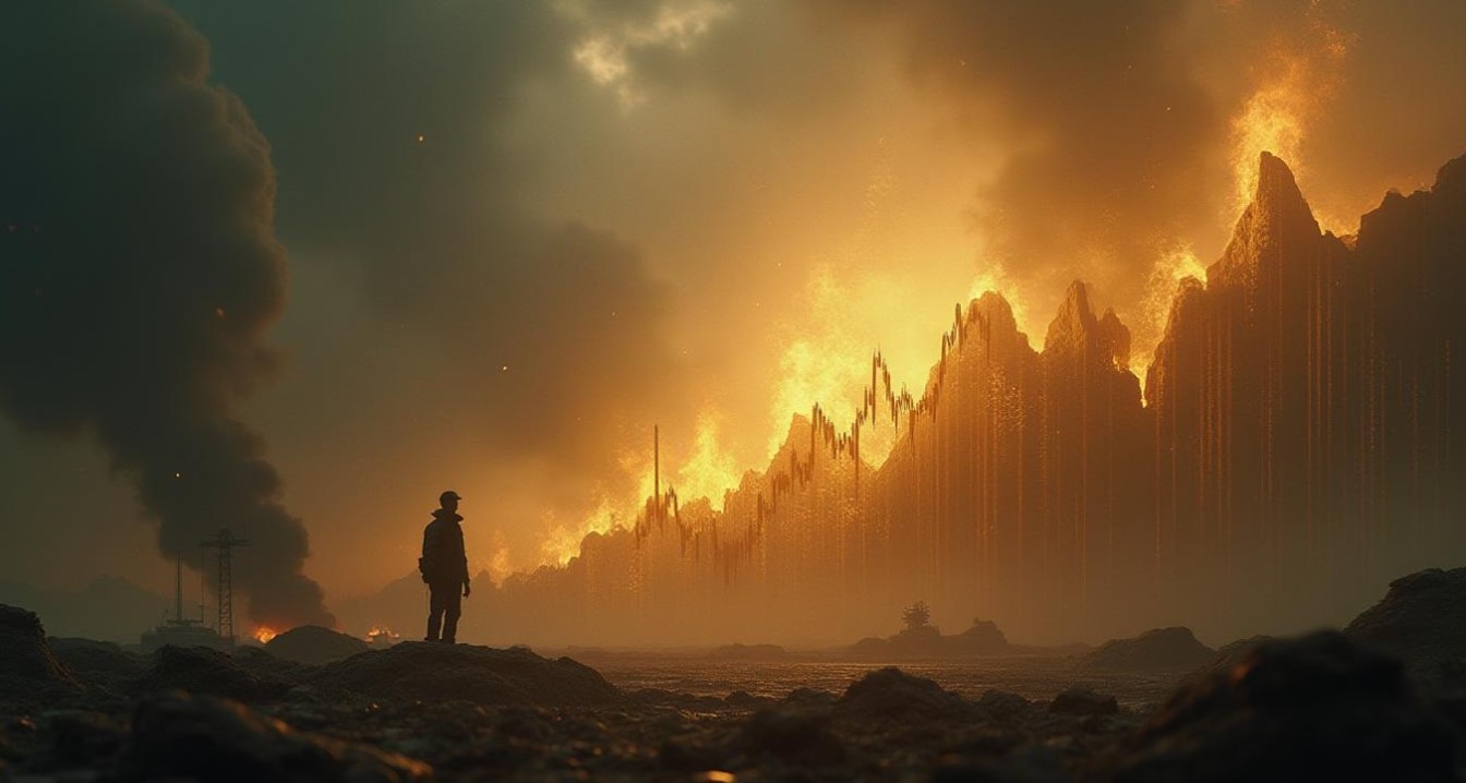 “Gold price chart rising amid geopolitical tensions between Israel and Iran”