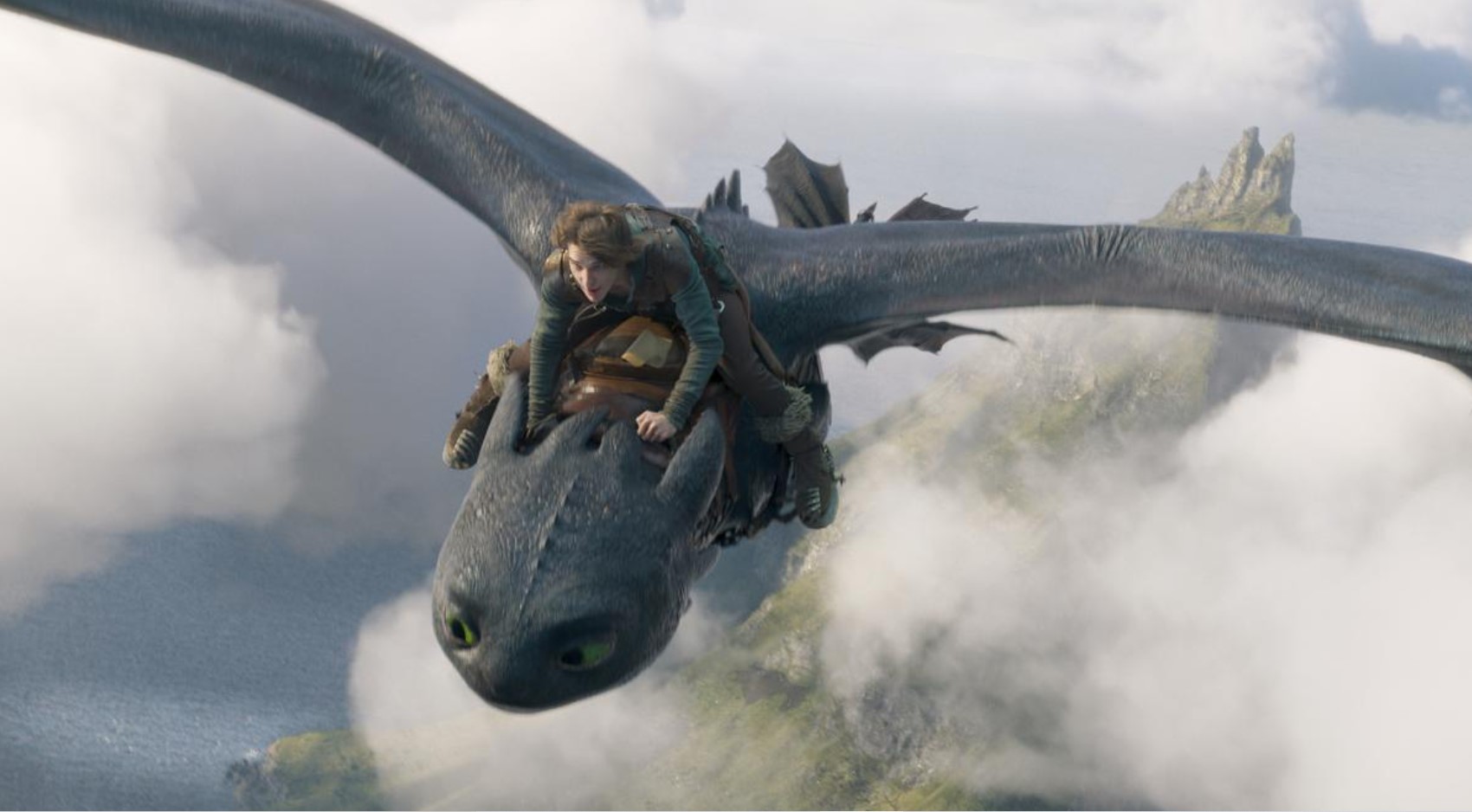 “Toothless flying with Hiccup in a scene from How to Train Your Dragon, celebrating box office success”