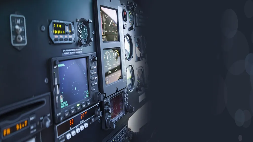 A modern defence control center with digital maps and cybersecurity systems, reflecting the shift beyond conventional warfare.