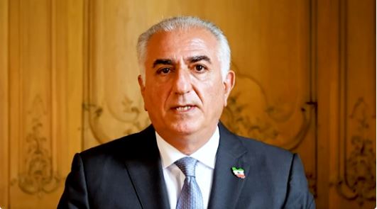 "Reza Pahlavi speaking on Iran's regime and Khamenei's leadership amid Israel conflict"