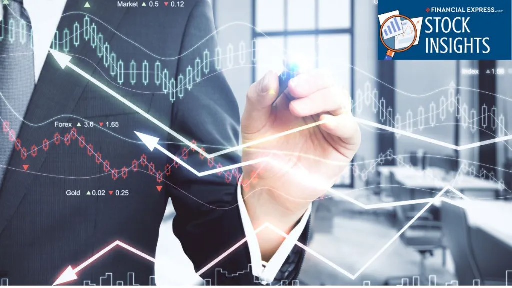 Stock chart showing bullish breakout in insurance sector stocks in 2025