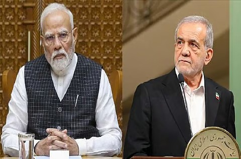 PM Modi speaks with Iran President Masoud Pezeshkian to discuss regional peace and bilateral cooperation
