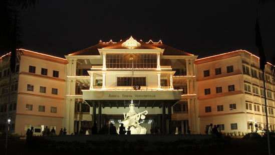 Amrita Vidyapeetham campus showcasing sustainable development initiatives