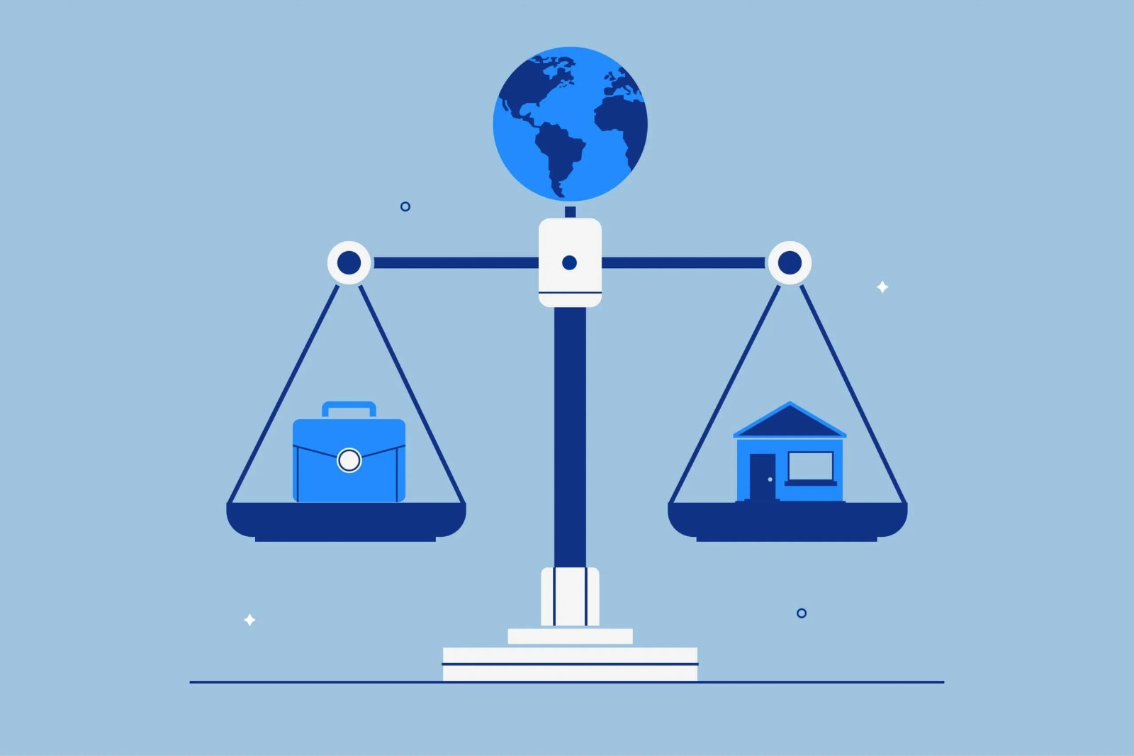 Top 10 countries in 2025 global work-life balance ranking map