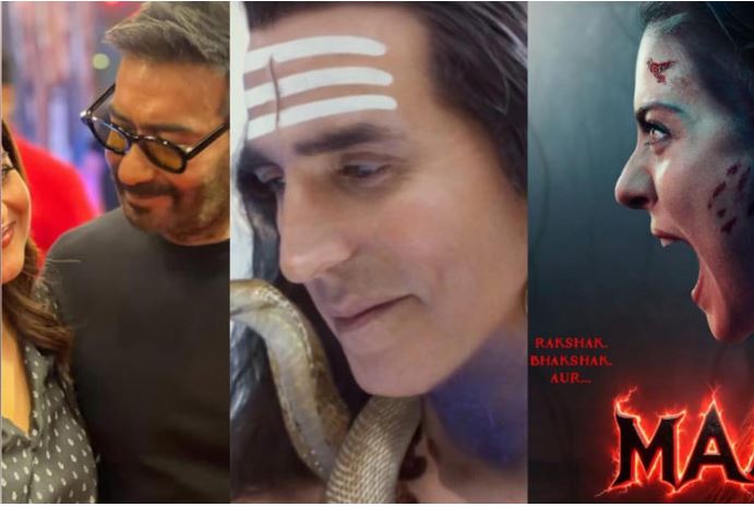 Ajay Devgn and Akshay Kumar box office clash teaser poster with film dialogue