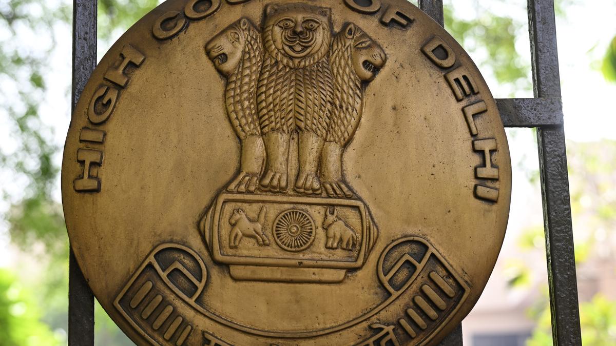 Delhi High Court building with caption on Naresh Balyan bail plea in MCOCA case