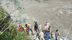 Uttarakhand bus accident Badrinath Rudraprayag rescue operation 2025