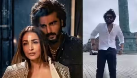 “Malaika Arora shares a goofy birthday video for Arjun Kapoor on Instagram story”