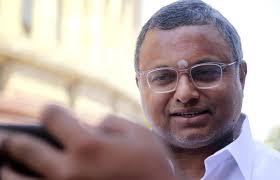 Karti Chidambaram speaking about urban governance and public services in India