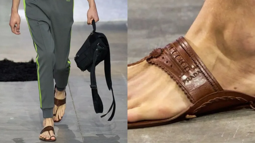 Prada’s footwear inspired by Kolhapuri chappals amid cultural appropriation debate.