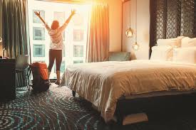 Luxury hotel suite with premium decor in India