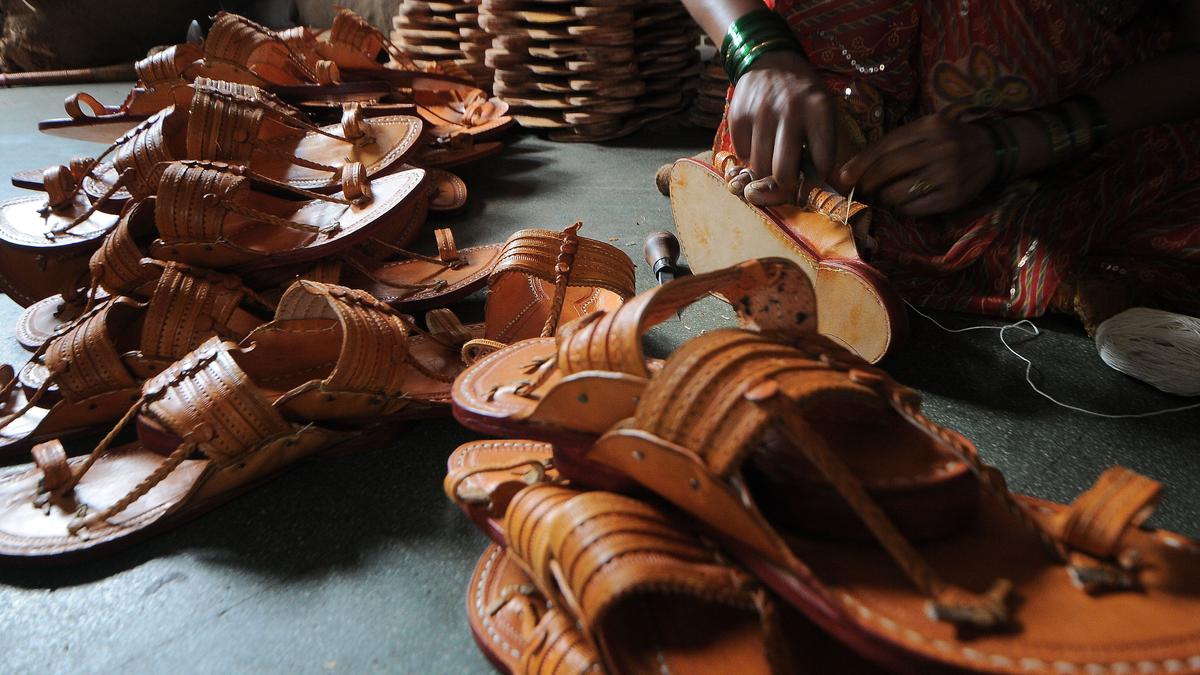 “Prada footwear collection inspired by traditional Kolhapuri chappals showcased at fashion show”