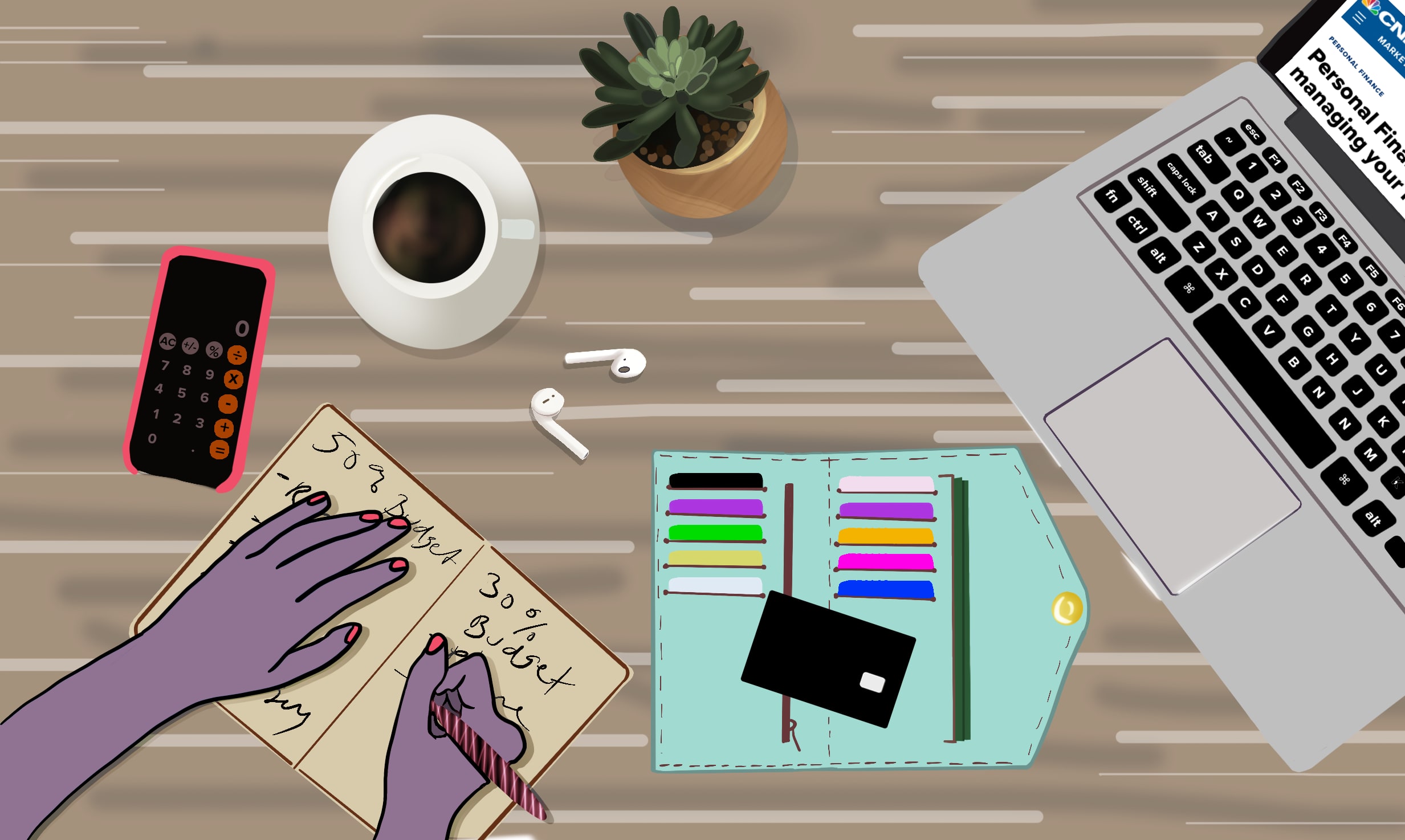 20-something managing personal finances using the Vizzve Finance app