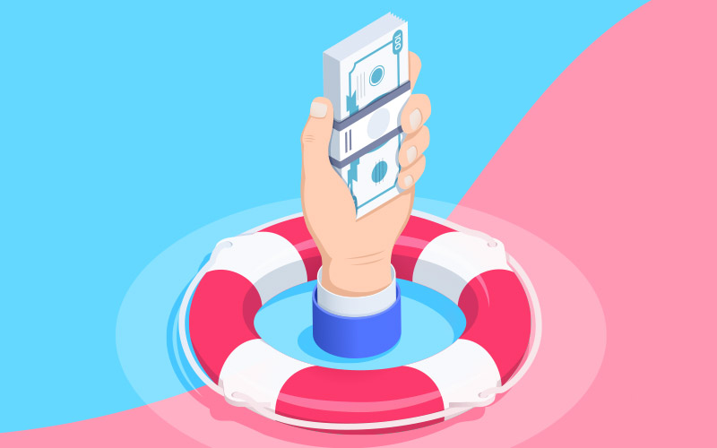 Indian couple planning emergency fund savings using mobile finance app