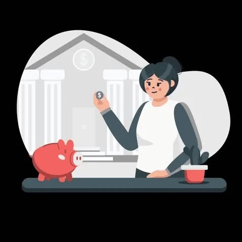 Woman looking stressed at bills, searching for emergency loan options on her laptop using Vizzve Finance.