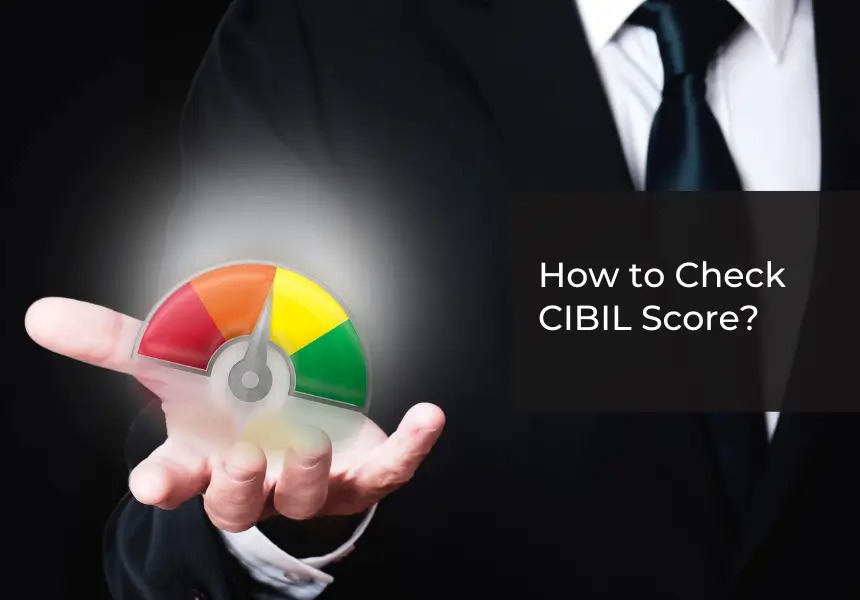 A person checking their CIBIL score online while reviewing personal loan offers on Vizzve Finance.