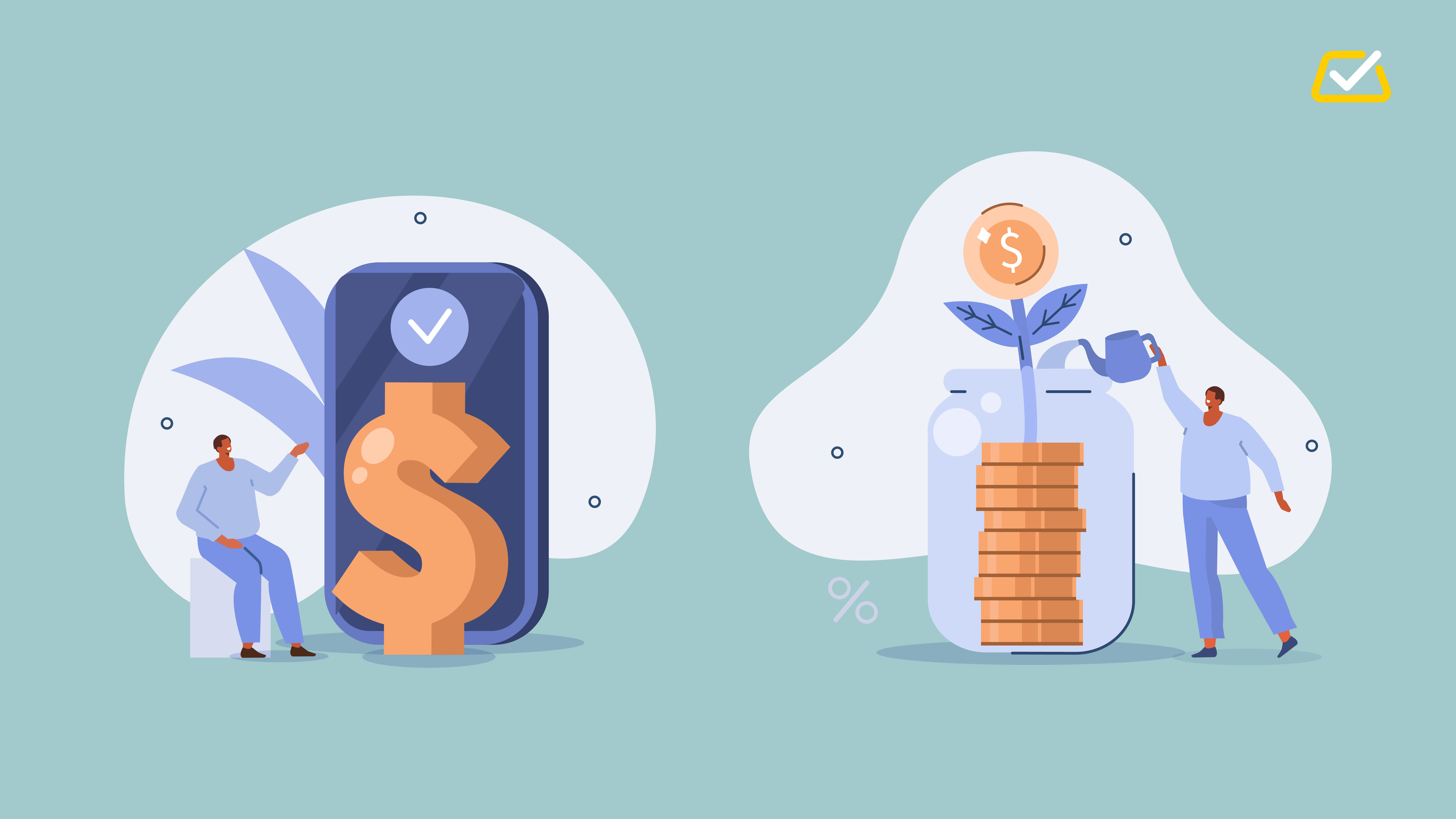 An Indian professional comparing savings and borrowing options with the Vizzve app open, symbolizing smart financial decision-making.