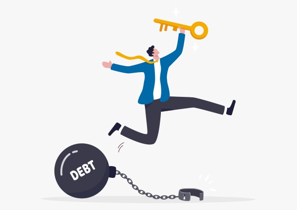 A young Indian professional confidently reviewing credit score on a smartphone, with the Vizzve Finance app in the background.