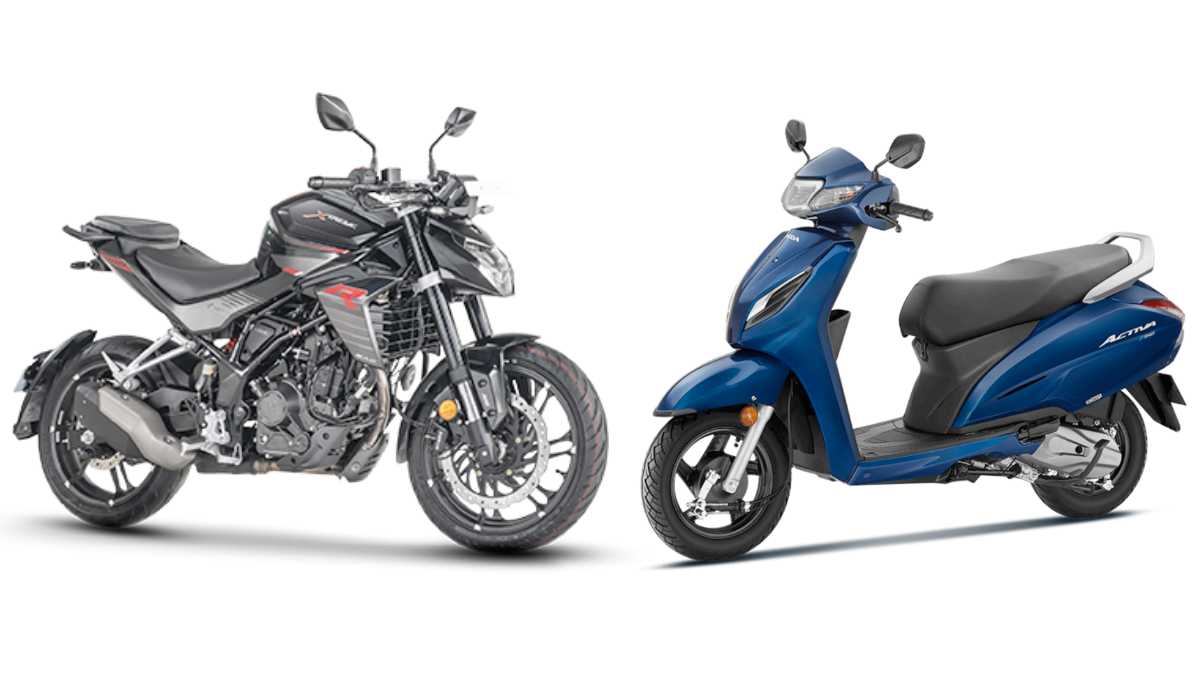 Hero MotoCorp and Honda Motorcycle two-wheelers showcased side by side, highlighting June 2025 sales performance.