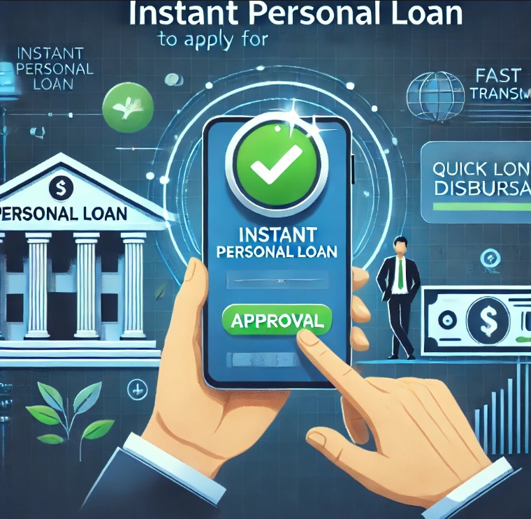 Young professional applying for an instant personal loan on Vizzve app