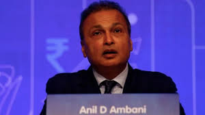 SBI building with Reliance Communication logo – Anil Ambani fraud allegation 2025