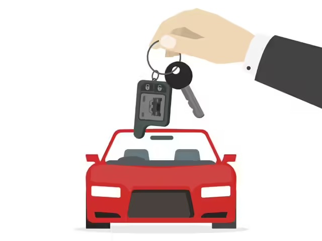 Person clearing car loan early with Vizzve Finance and holding car keys happily
