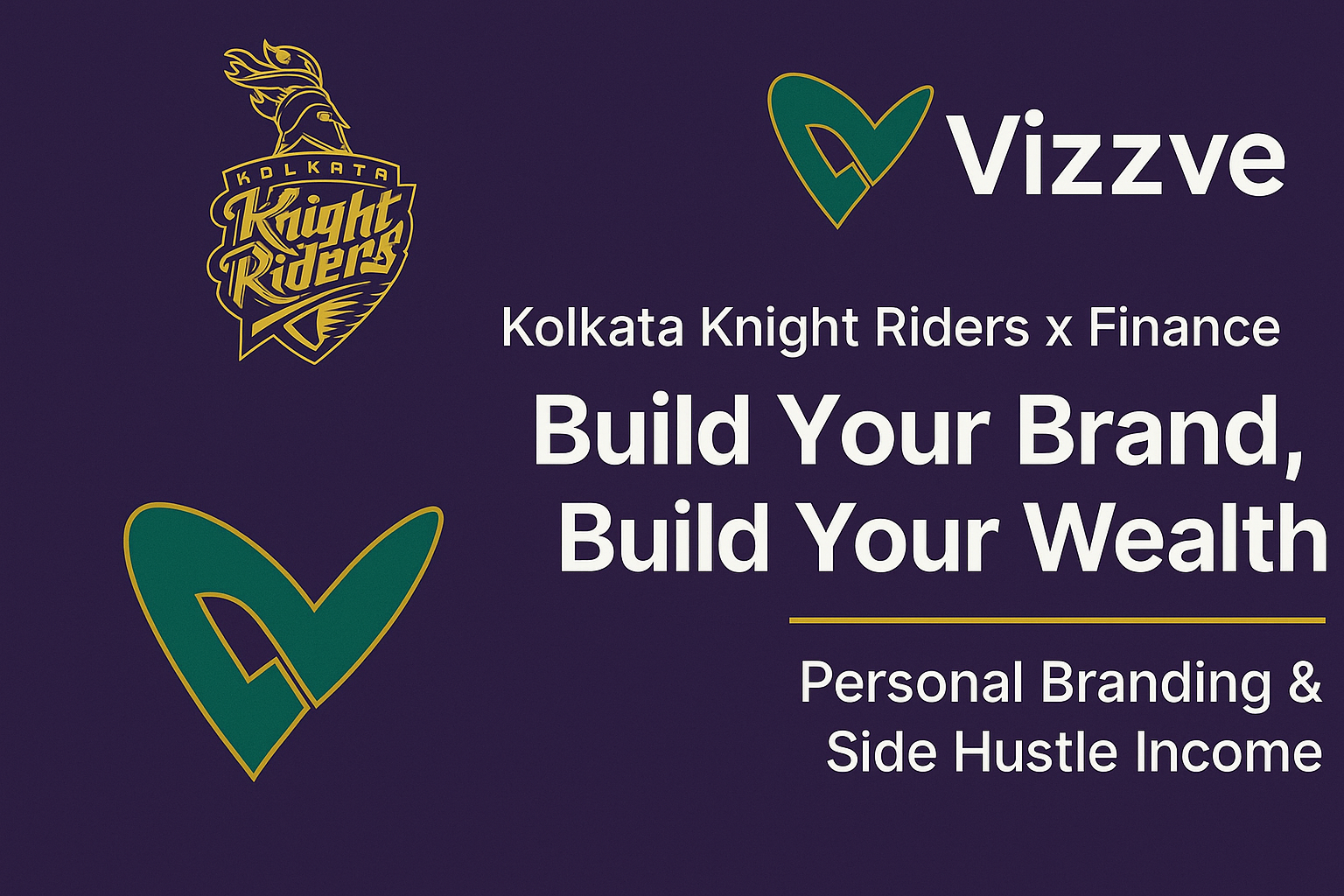 Kolkata Knight Riders players walking confidently with branding in the background