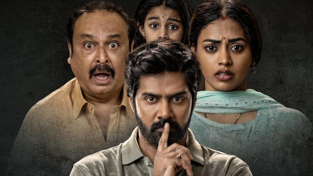 Naveen Chandra in a tense scene from the crime thriller ‘Show Time’