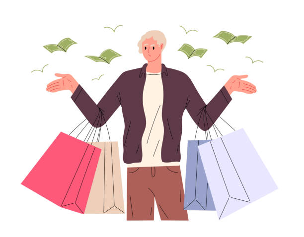 Person looking at empty wallet and using the Vizzve Finance app to manage finances and rebalance budget.