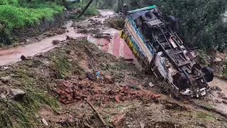 Himachal flash floods devastation with rescue operations, Uttarakhand landslide zone alert