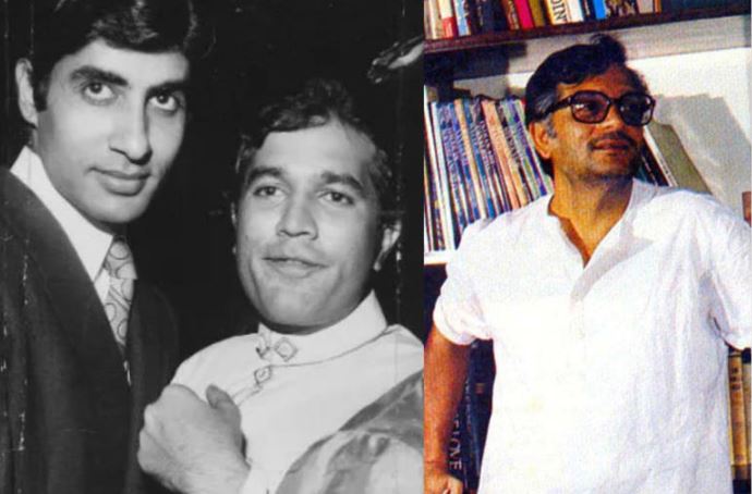 Amitabh Bachchan and Gulzar during the Namak Haraam era