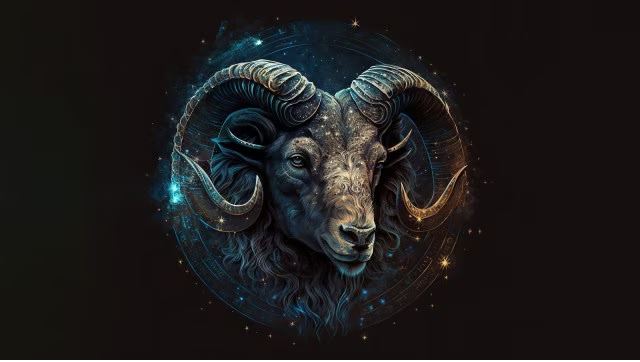 “Aries zodiac sign with astrology chart and planets for July 6, 2025”