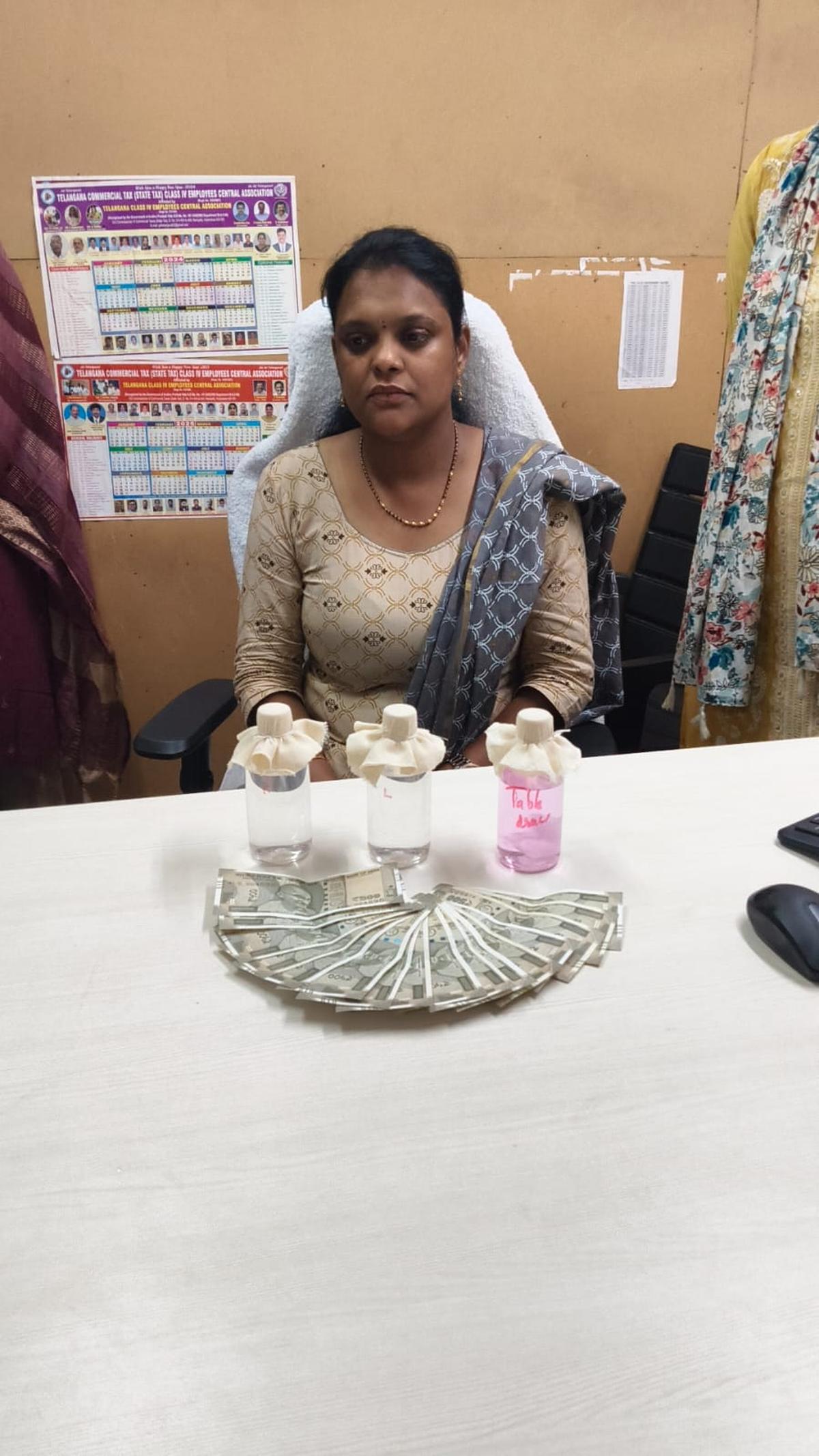 Madhapur Deputy State Tax Officer M Sudha arrested by ACB for bribery