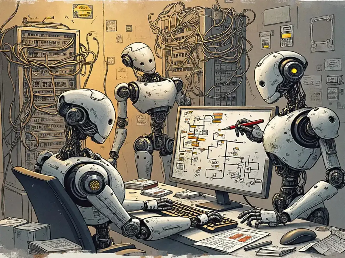 “Indian IT professionals collaborating with AI-powered systems and data analytics visuals”