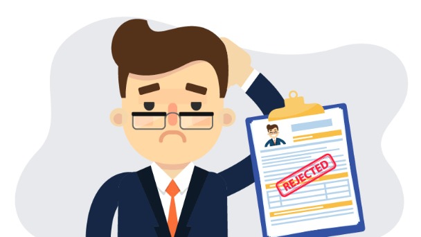 Pre-approved loan application marked rejected on phone screen – Vizzve Finance