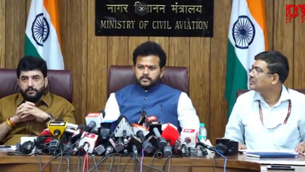 Aviation Minister addressing media about preliminary aviation report and pilot workforce