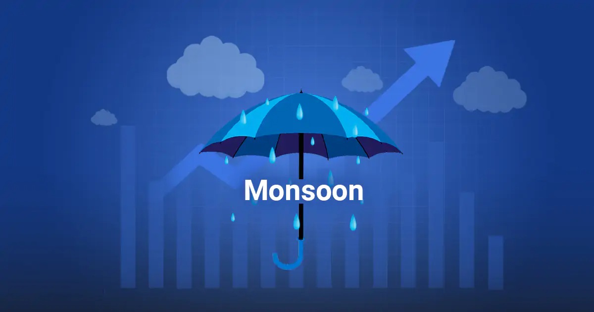 Confused Indian man deciding between shopping bags and stock market chart in July – Vizzve Finance