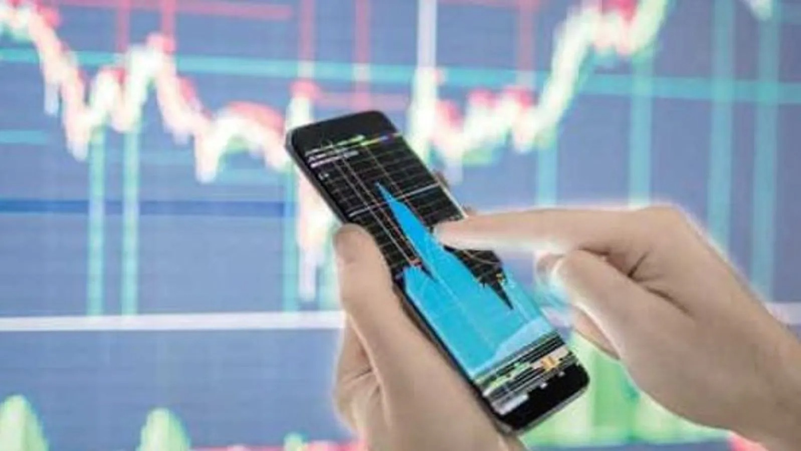 Graph showing ₹1 lakh growing from 2020 to 2025 in Indian stock market