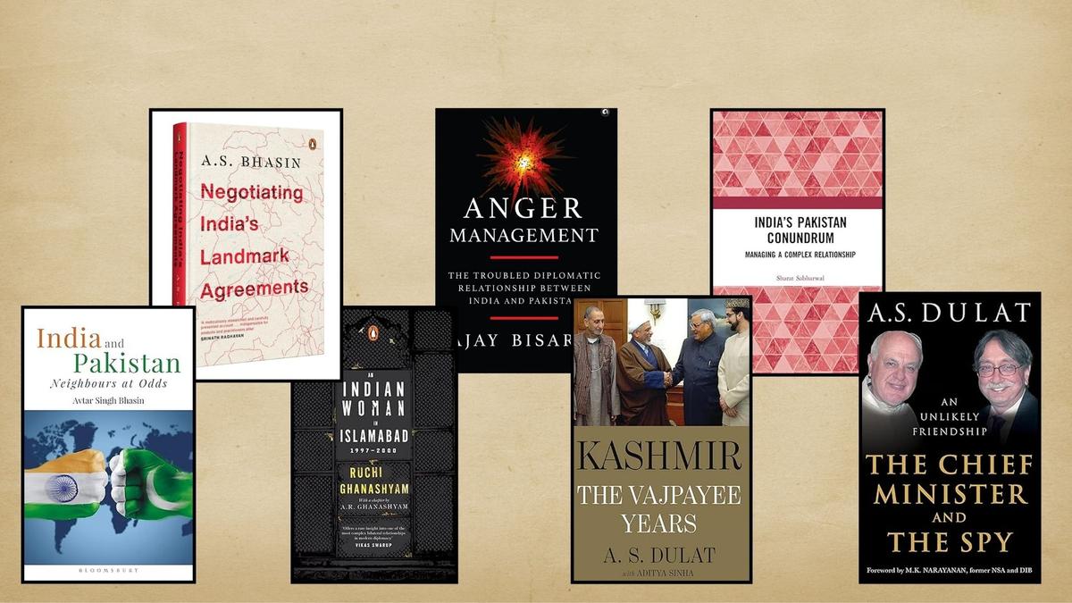 A stack of books recommended for reading after a visit to Pahalgam, including Gurnah’s latest novel