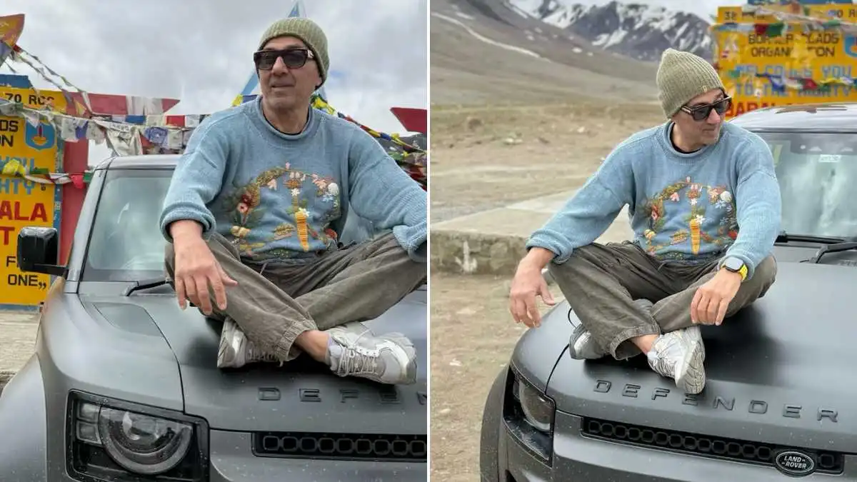 Sunny Deol driving his ₹3 crore Defender to Baralacha La in the Himalayas