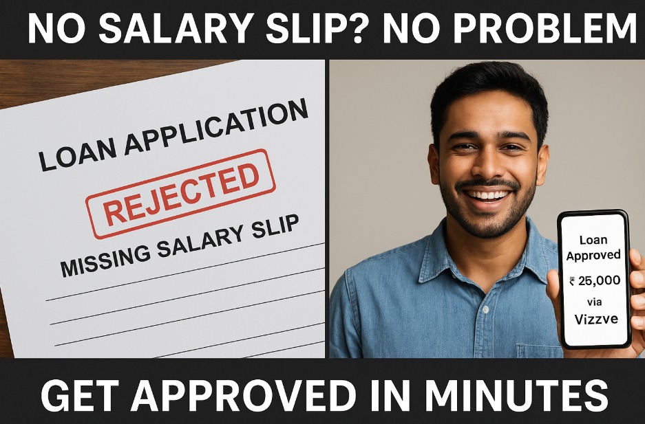Young Indian freelancer applying for a loan without salary slip – Vizzve Finance