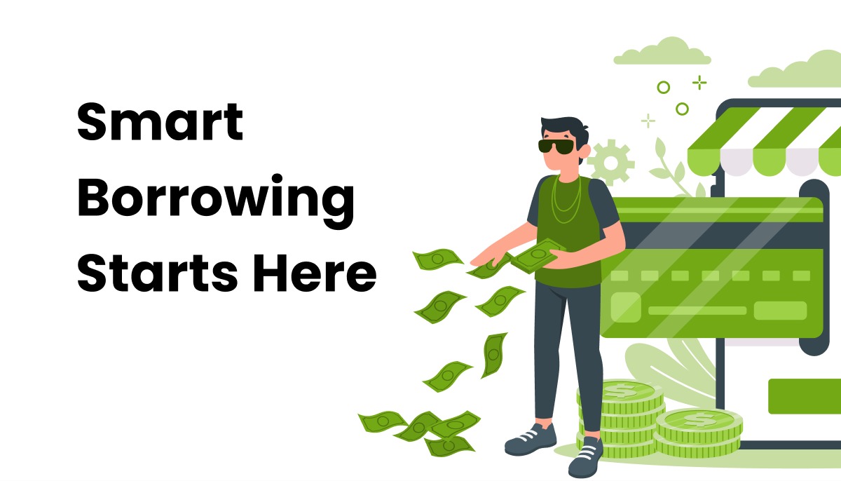 Graph showing rise in instant loan apps with caution tape overlay – Vizzve Finance